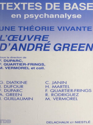 cover image of Une théorie vivante
